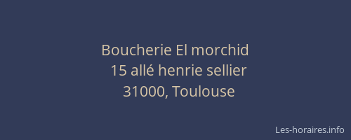 Boucherie El morchid