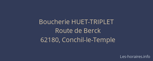 Boucherie HUET-TRIPLET