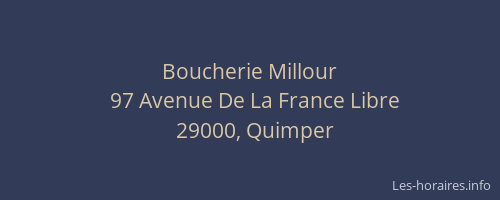 Boucherie Millour