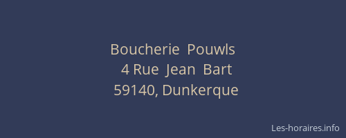 Boucherie  Pouwls