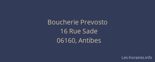 Boucherie Prevosto