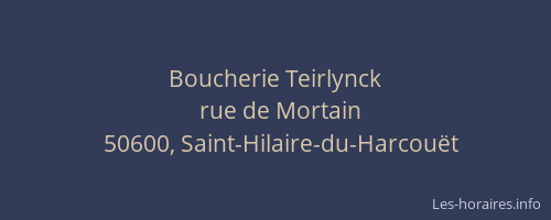 Boucherie Teirlynck