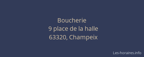 Boucherie