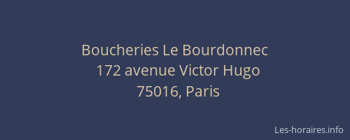 Boucheries Le Bourdonnec