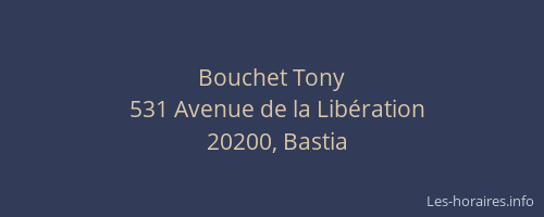 Bouchet Tony
