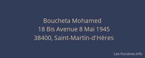 Boucheta Mohamed