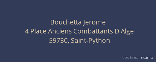 Bouchetta Jerome