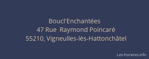 Boucl'Enchant&eacute;es