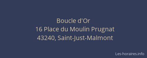 Boucle d'Or