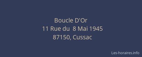 Boucle D'Or