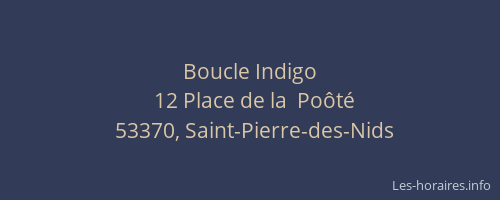 Boucle Indigo