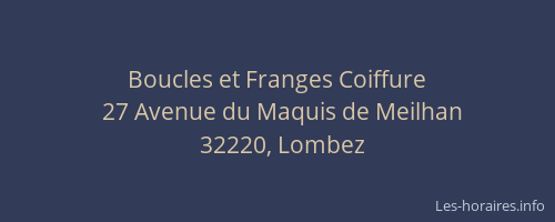 Boucles et Franges Coiffure