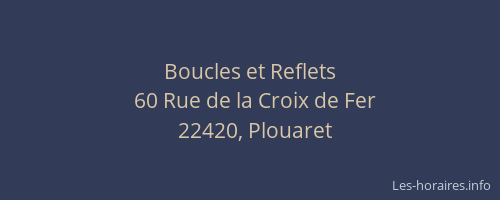 Boucles et Reflets