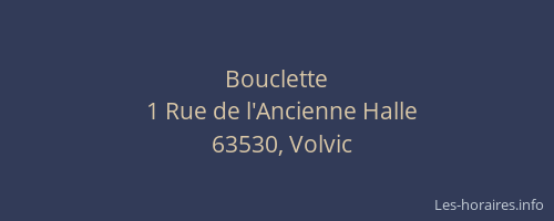 Bouclette