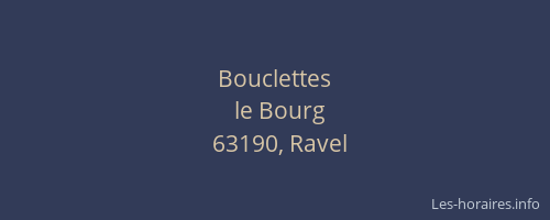 Bouclettes