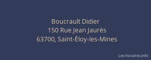 Boucrault Didier