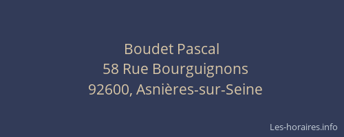 Boudet Pascal