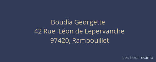 Boudia Georgette
