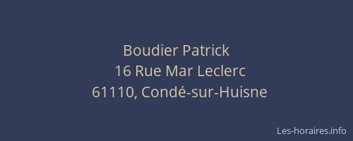 Boudier Patrick