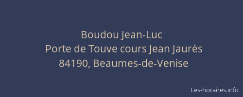 Boudou Jean-Luc