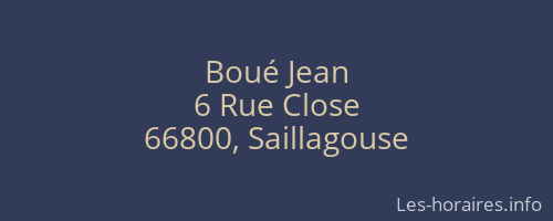 Boué Jean