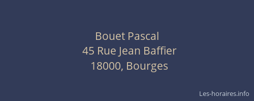 Bouet Pascal