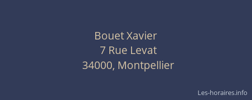 Bouet Xavier