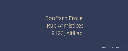 Bouffard Emile