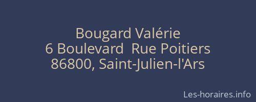 Bougard Valérie