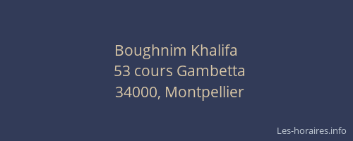 Boughnim Khalifa