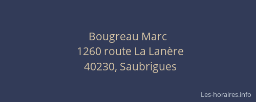 Bougreau Marc