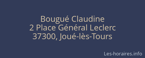Bougué Claudine