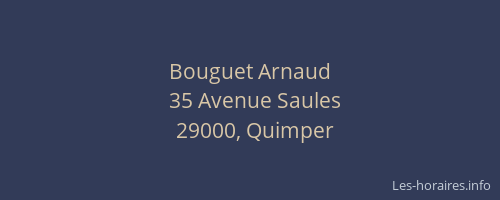 Bouguet Arnaud