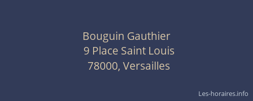Bouguin Gauthier
