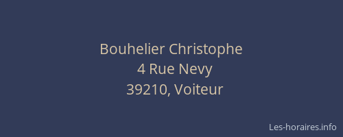 Bouhelier Christophe