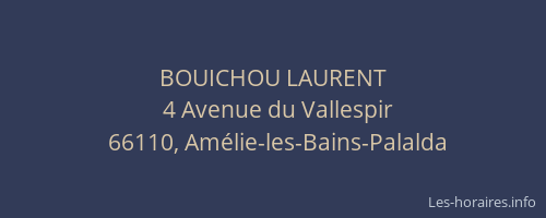 BOUICHOU LAURENT