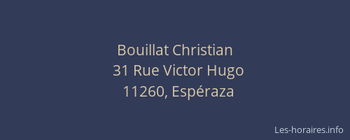 Bouillat Christian