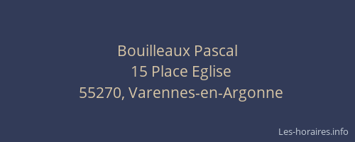 Bouilleaux Pascal