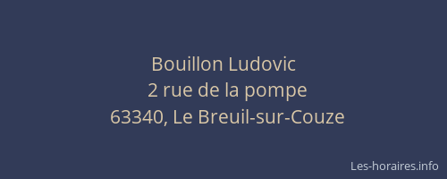 Bouillon Ludovic