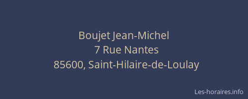 Boujet Jean-Michel