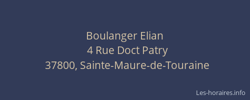 Boulanger Elian