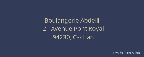 Boulangerie Abdelli