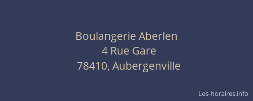 Boulangerie Aberlen