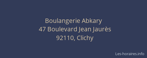 Boulangerie Abkary