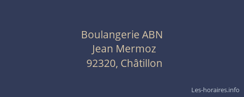 Boulangerie ABN