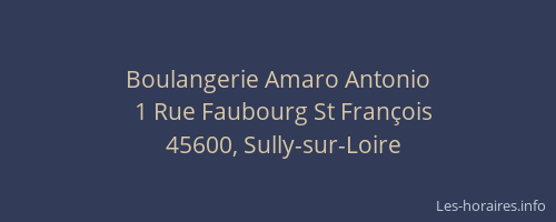 Boulangerie Amaro Antonio