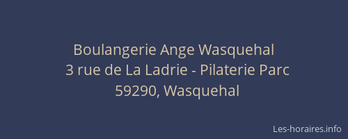 Boulangerie Ange Wasquehal