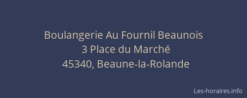 Boulangerie Au Fournil Beaunois