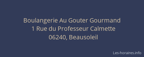 Boulangerie Au Gouter Gourmand