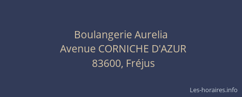 Boulangerie Aurelia